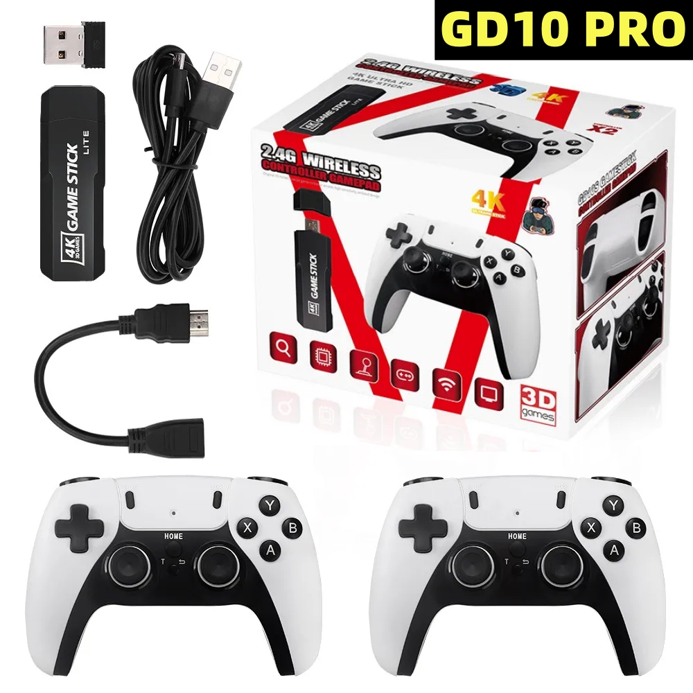 Retro Game Controller Usb - GD10 PRO Video Game Stick Console,