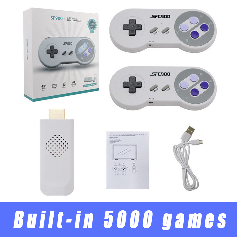 Retro Game Controller Usb - Console Retro SF900 com 5000 Jogos