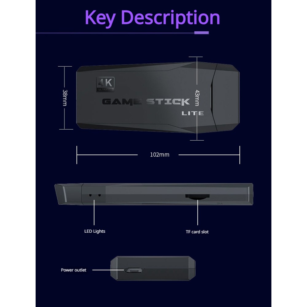 Console de Jogos Retro Portáti - Retro Game Controller Usb avaliação e preço