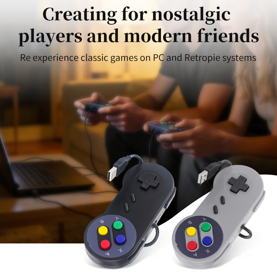Controle de Jogo USB Retro par - Retro Game Controller Usb avaliação e preço